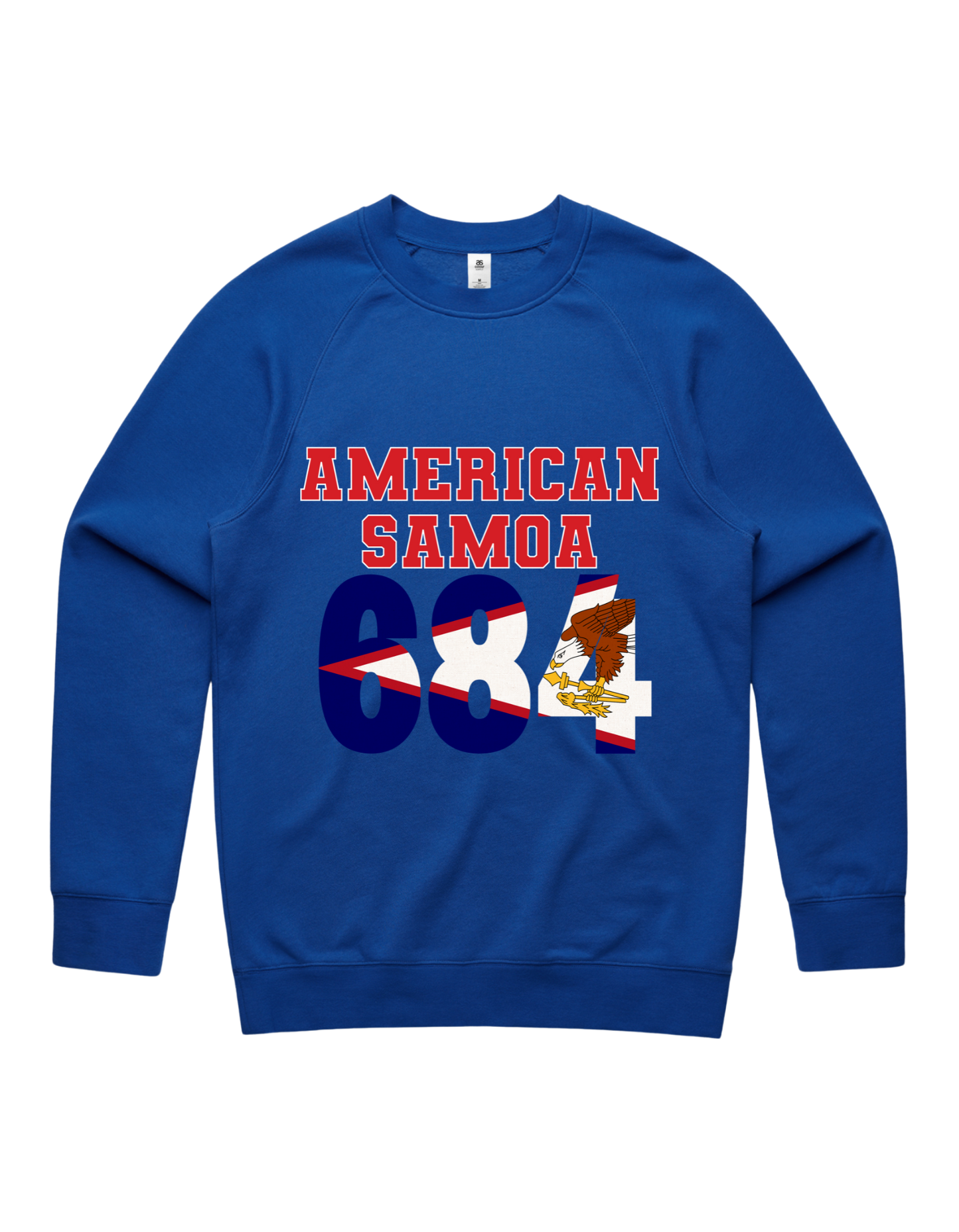 American Samoa Crewneck 5100 - AS Colour