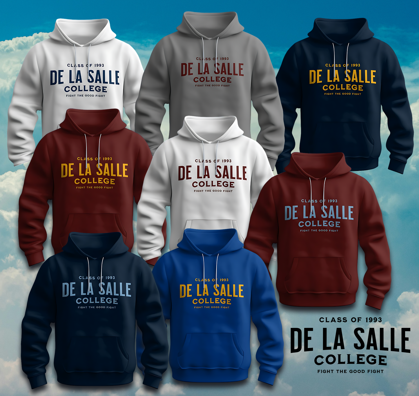 De La Salle - AS Colour Hood 5101 (Sml to 5XL)