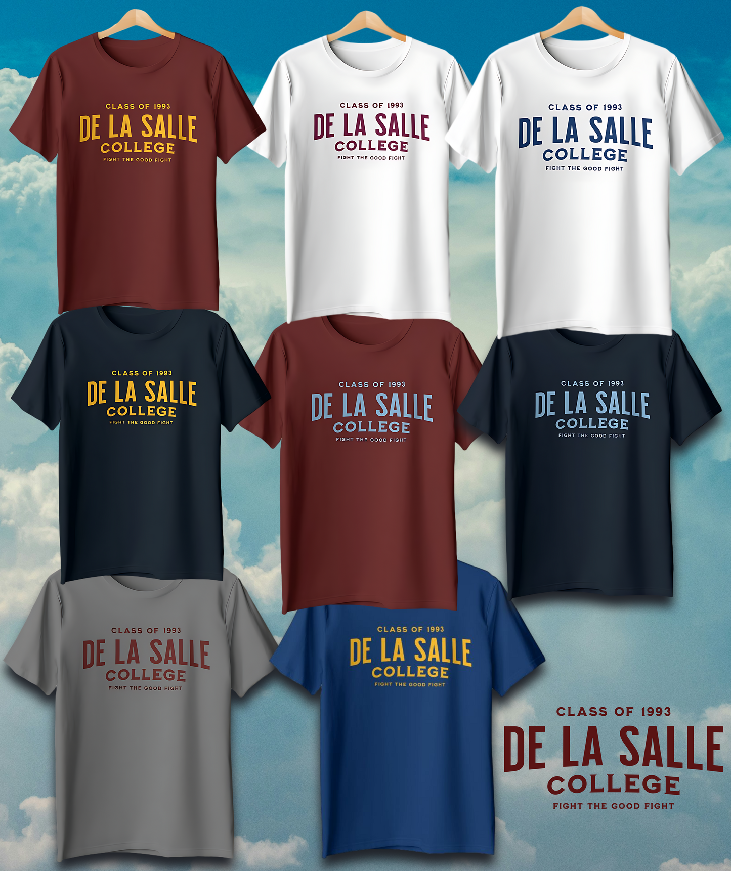 De La Salle - AS Colour Tee 5026 (Sml to 5XL)