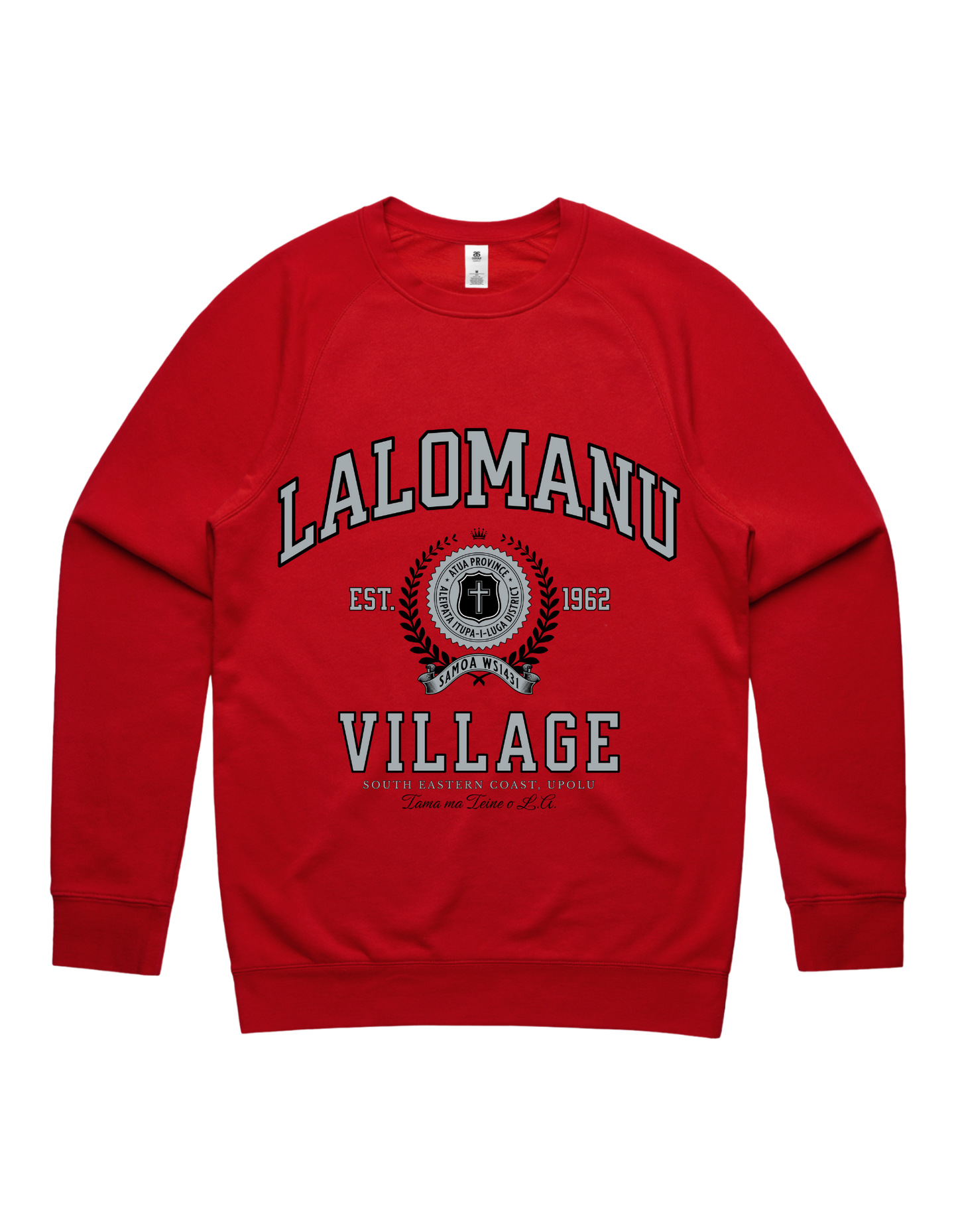 Lalomanu Varsity Crewneck 5100 - AS Colour