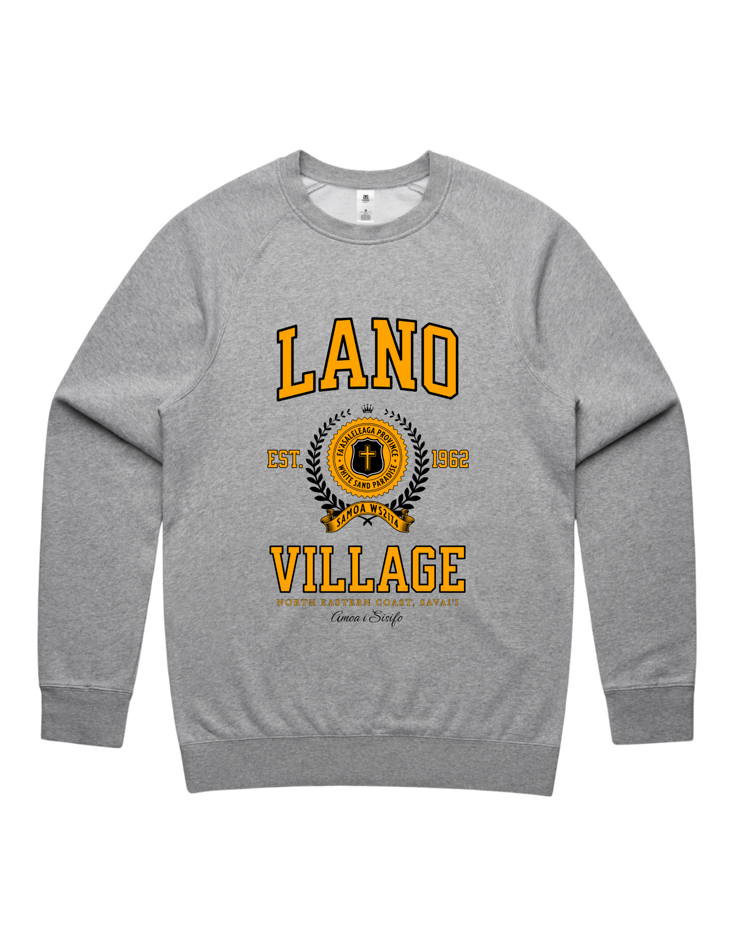 Lano Varsity Crewneck 5100 - AS Colour - Gold Print