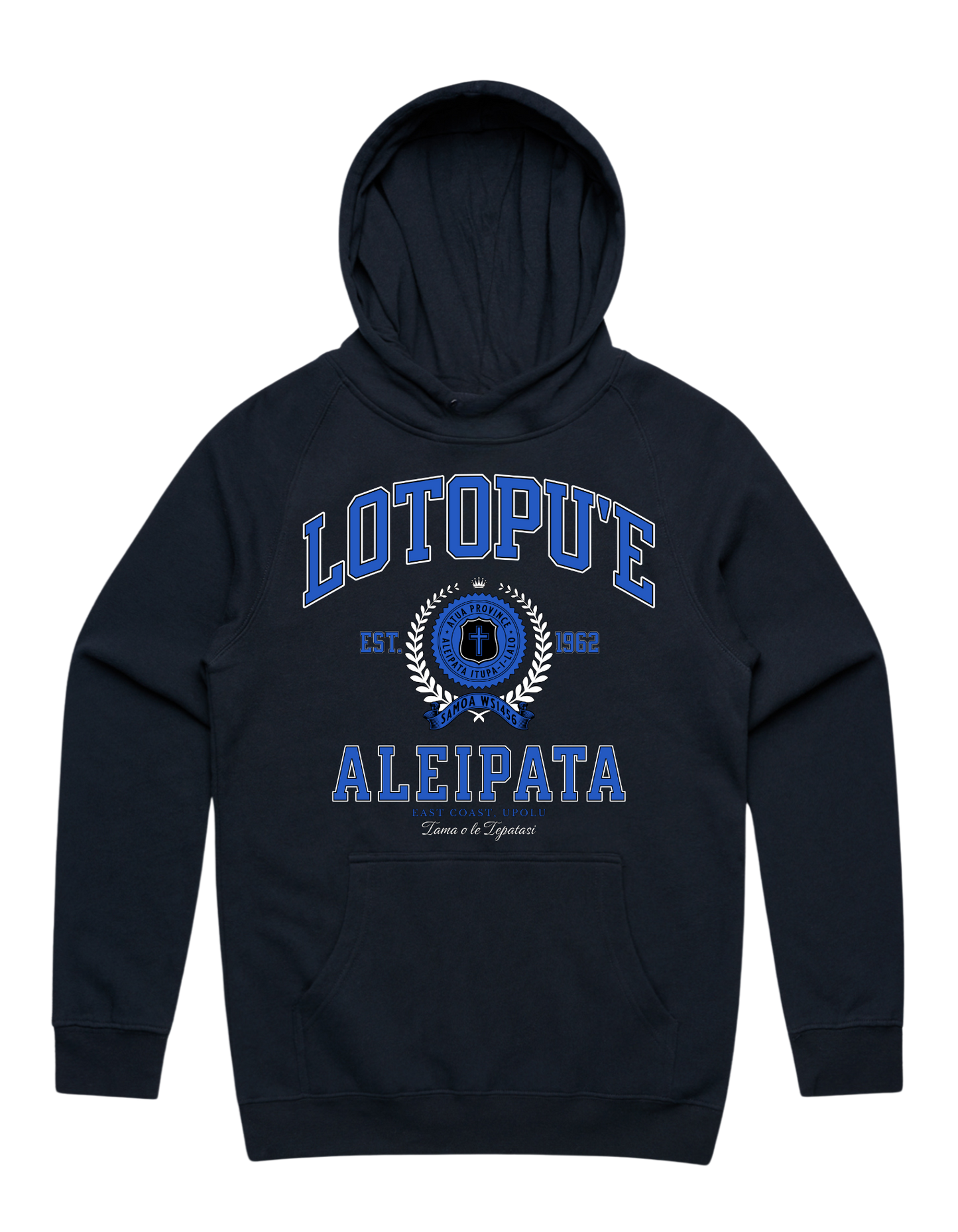 Lotopue Varsity Hood 5101 - AS Colour - Mid Blue Print