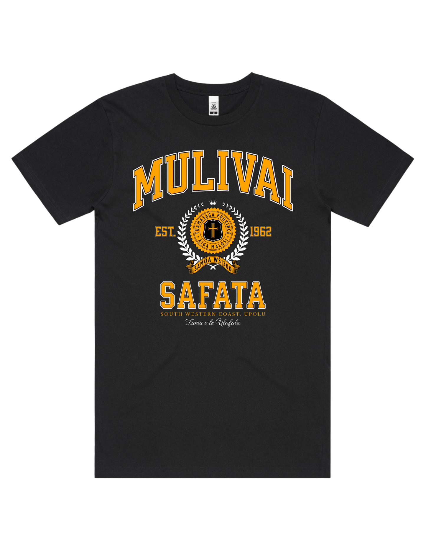 Mulivai Varsity Tee 5050 - AS Colour - Gold Print