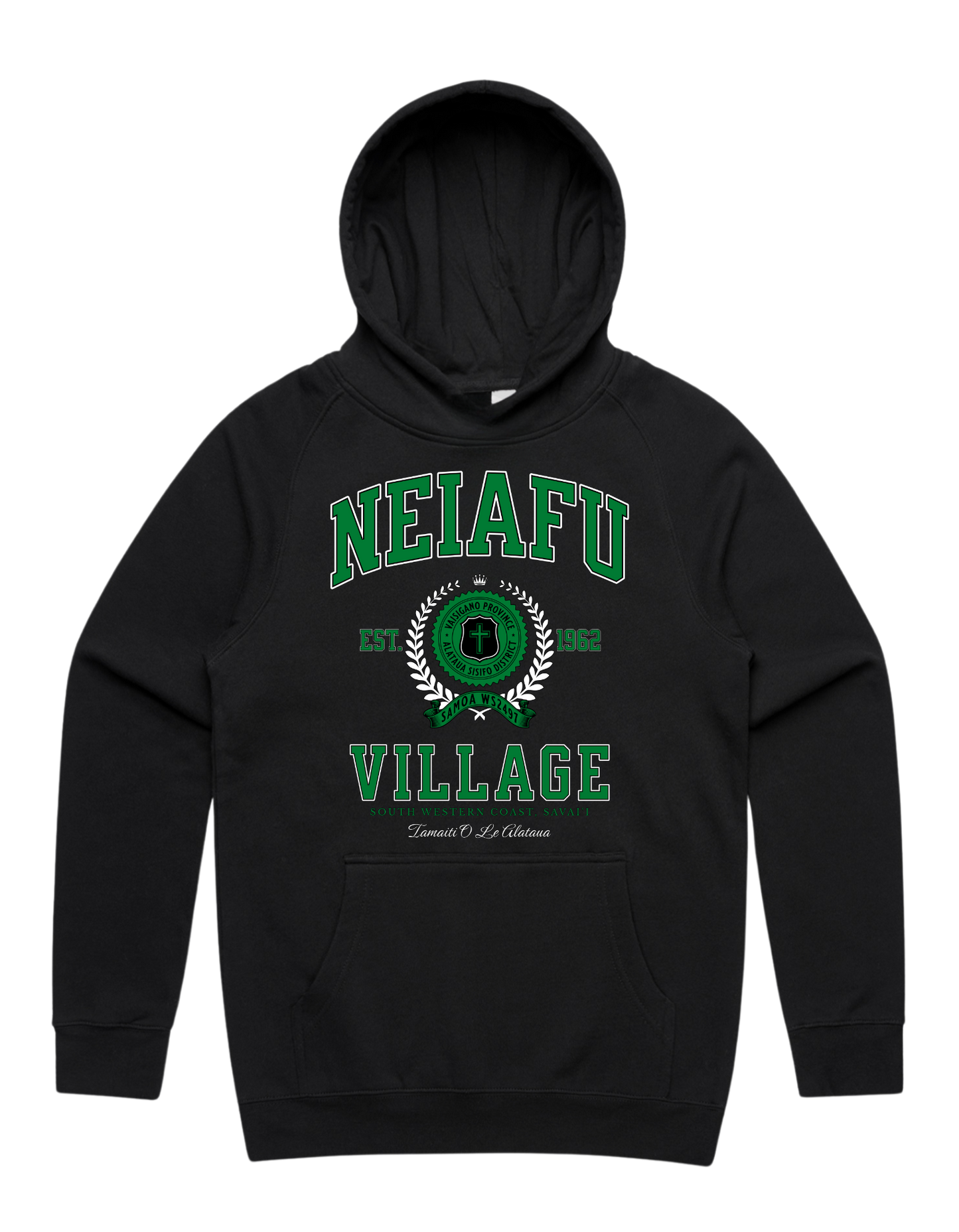 Neiafu Varsity Supply Hood 5101 - AS Colour - Green Print