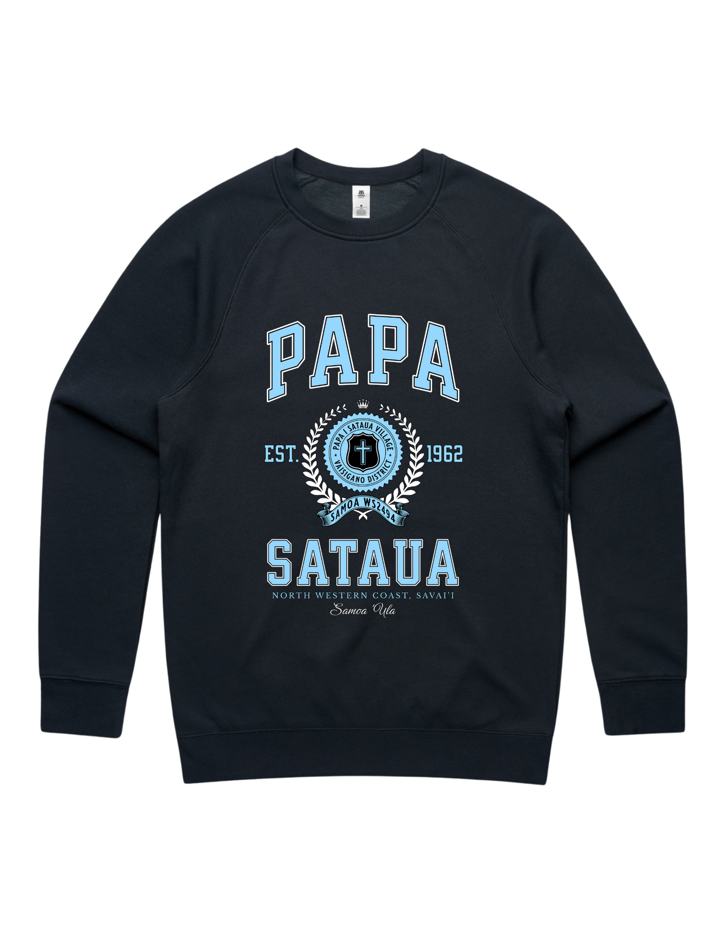 Papa Sataua Varsity Crewneck 5100 - AS Colour