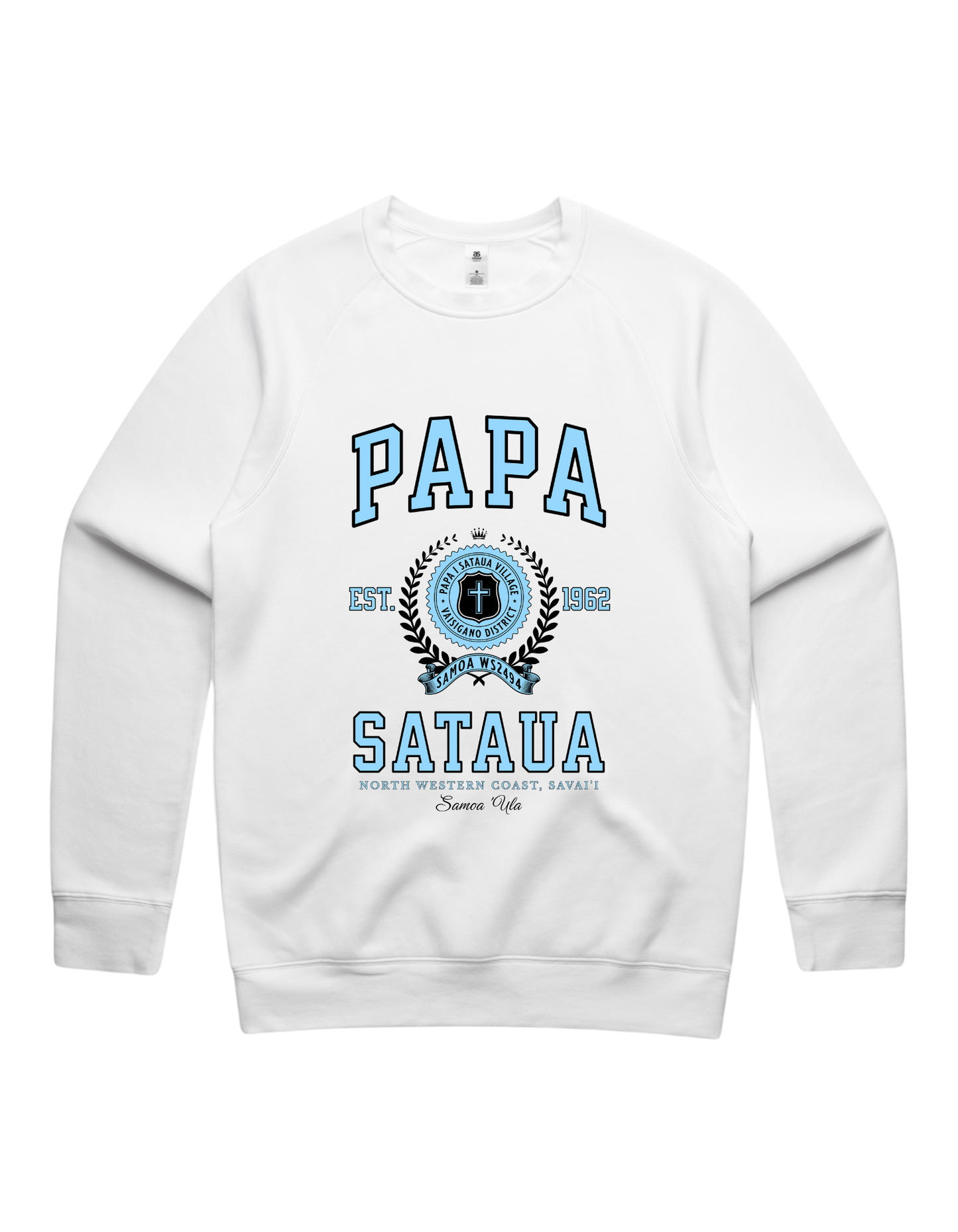 Papa Sataua Varsity Crewneck 5100 - AS Colour