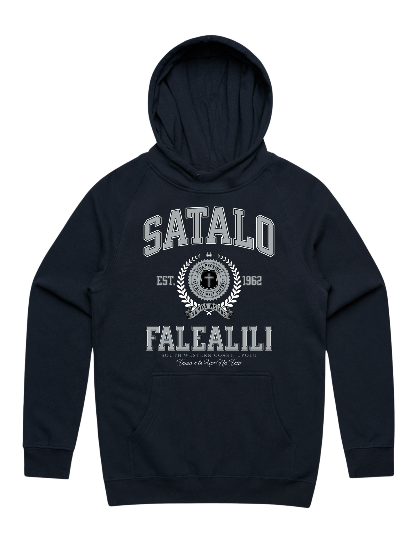 Satalo Falealili Varsity Hood 5101 - AS Colour - Silver Print