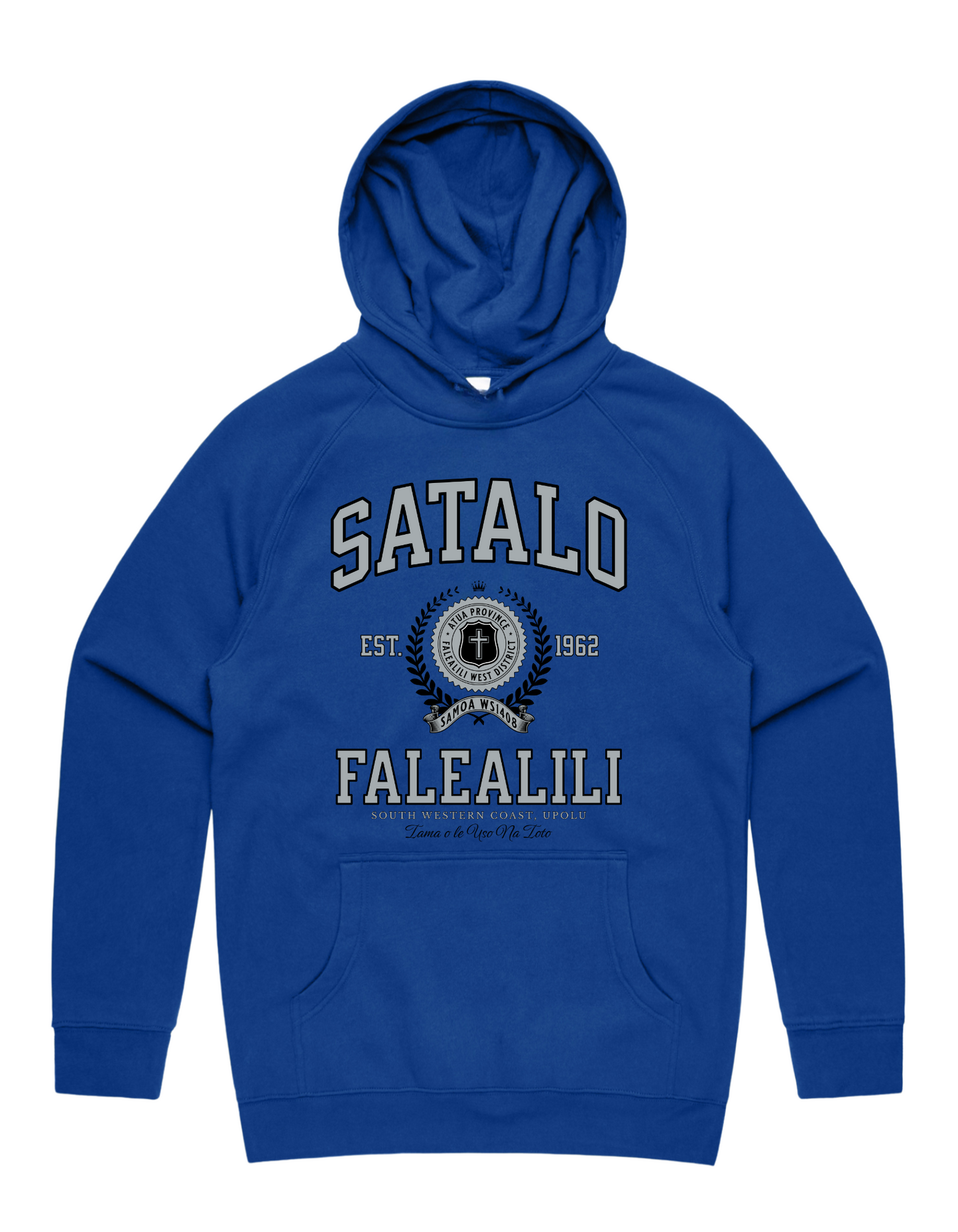 Satalo Falealili Varsity Hood 5101 - AS Colour - Silver Print