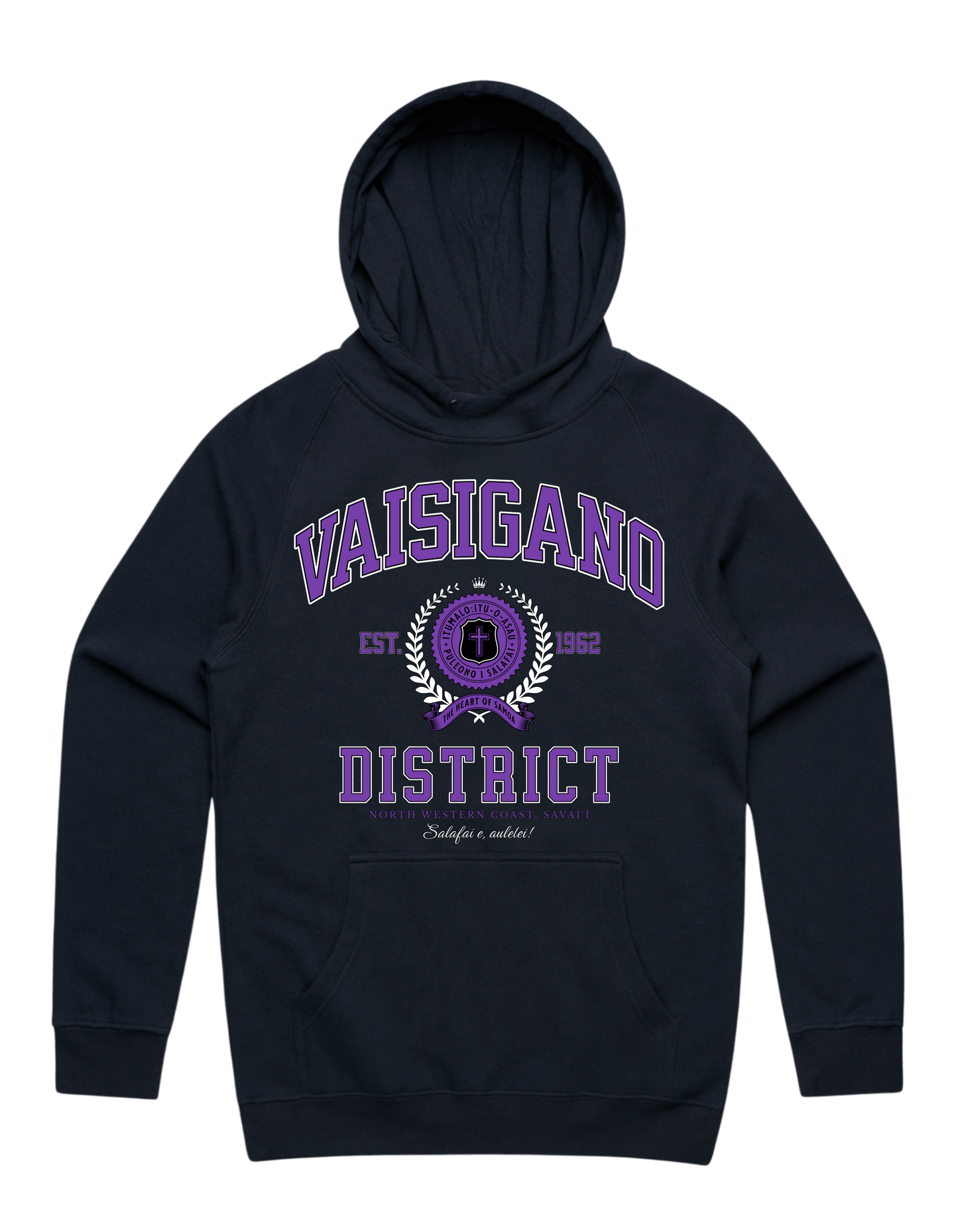 Vaisigano Varsity Hood 5101 - AS Colour - Purple Print