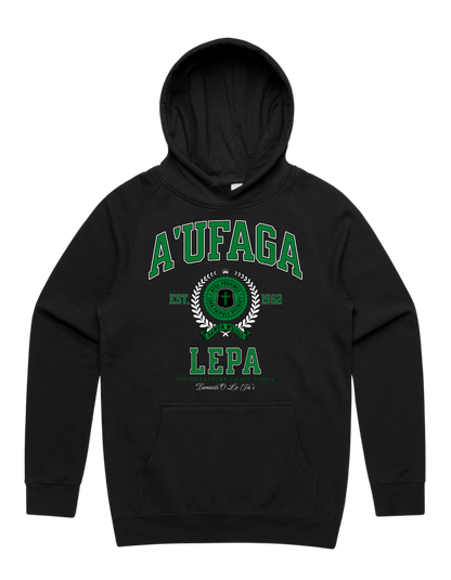 A'ufaga Lepa Varsity Hood 5101 - AS Colour - Green Print