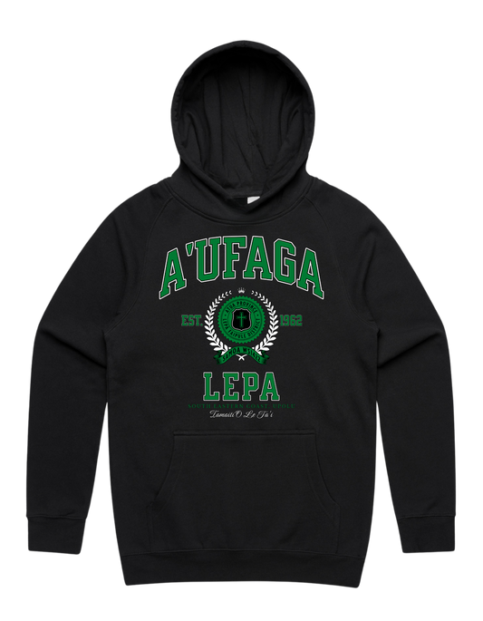 A'ufaga Lepa Varsity Hood 5101 - AS Colour - Green Print