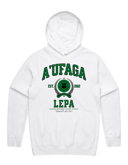 A'ufaga Lepa Varsity Hood 5101 - AS Colour - Green Print