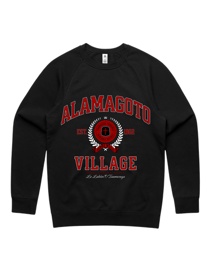 Alamagoto Varsity Crewneck 5100 - AS Colour - Red Print