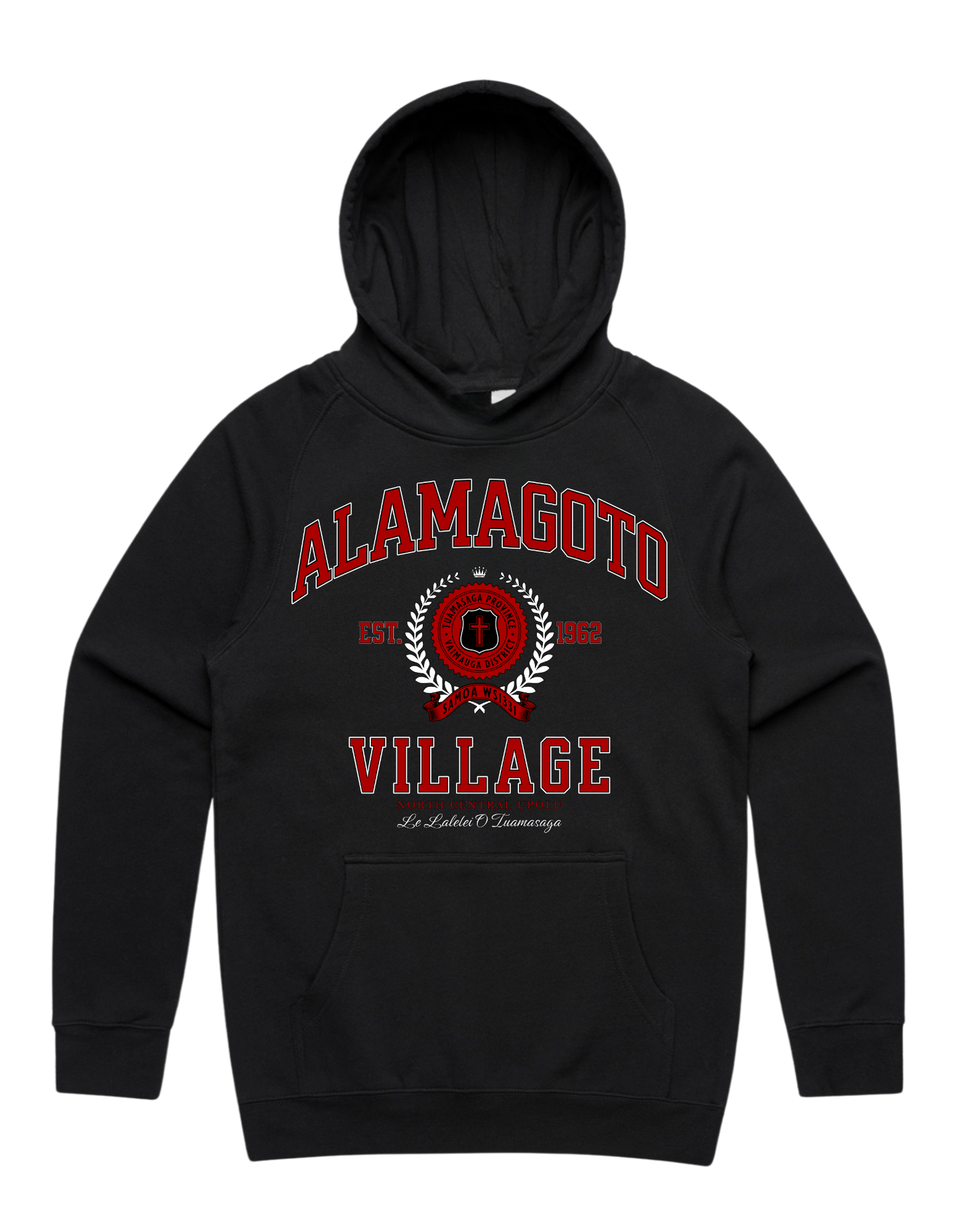 Alamagoto Varsity Hood 5101 - AS Colour - Red Print