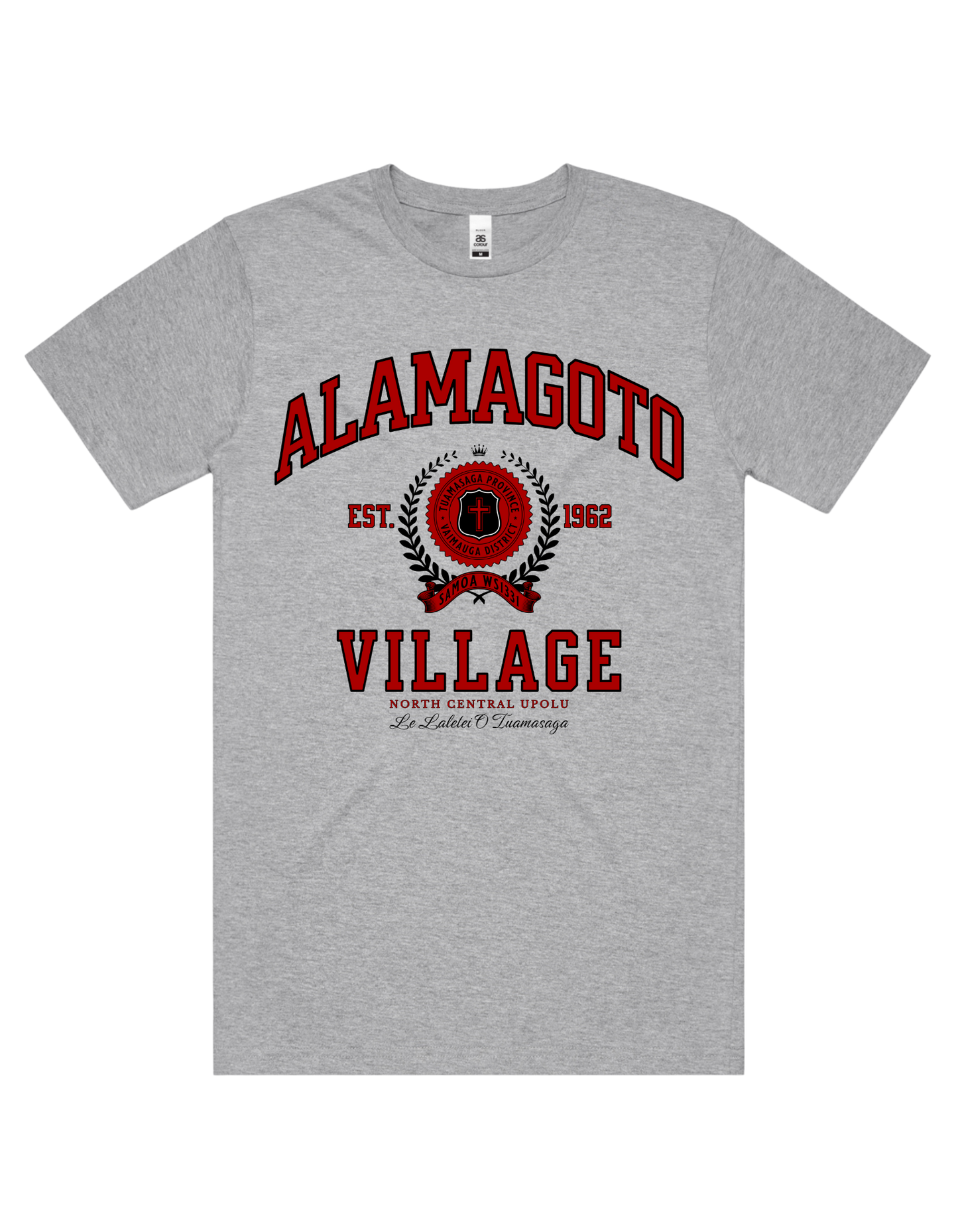 Alamagoto Varsity Tee 5050 - AS Colour - Red Print