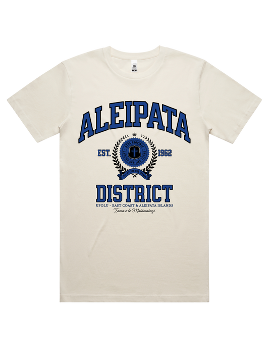 Aleipata Varsity Tee 5050 - AS Colour - Mid Blue Print