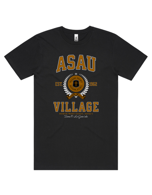 Asau Varsity Tee 5050 - AS Colour - Brown Print