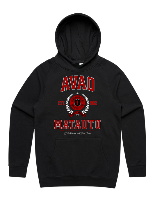 Avao Matautu Varsity Hood 5101 - AS Colour - Red Print