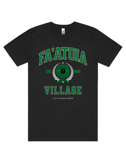 Fa'atoia Varsity Tee 5050 - AS Colour - Green Print