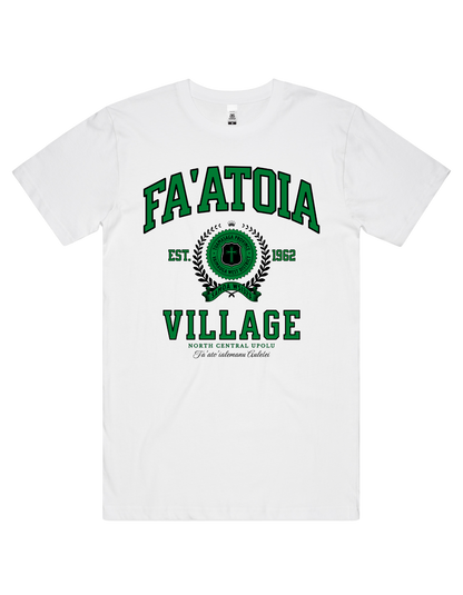 Fa'atoia Varsity Tee 5050 - AS Colour - Green Print