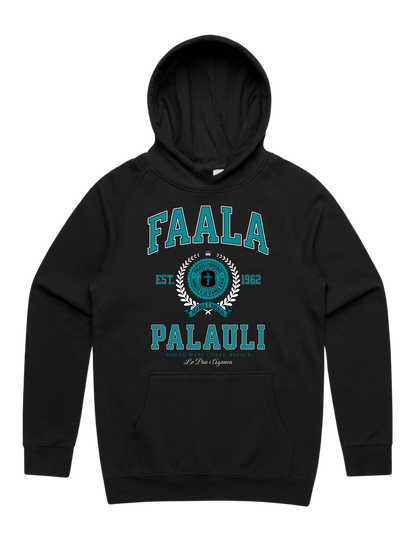 Faala Palauli Varsity Hood 5101 - AS Colour - Aqua Print