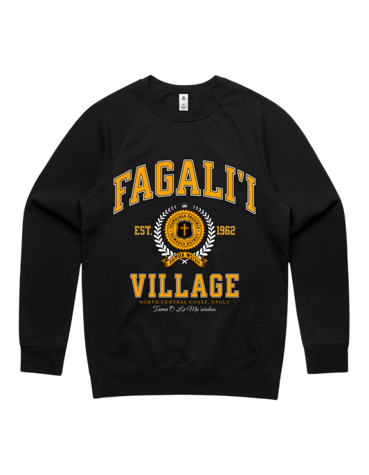 Fagali'i Varsity Crewneck 5100 - AS Colour - Gold Print