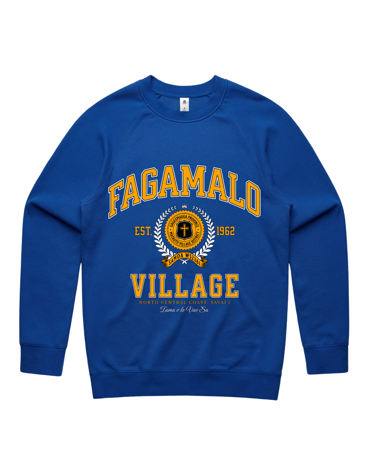 Fagamalo Varsity Crewneck 5100 - AS Colour - Gold Print