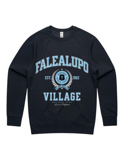 Falealupo Varsity Crewneck 5100 - AS Colour - Sky Blue Print