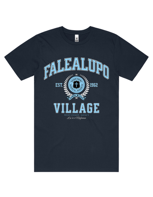 Falealupo Varsity Tee 5050 - AS Colour - Sky Blue Print