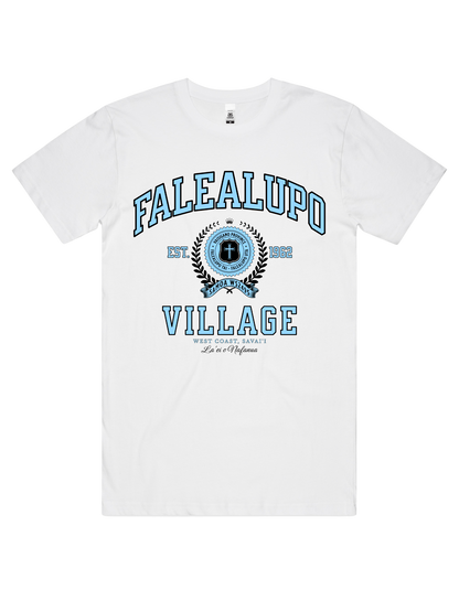 Falealupo Varsity Tee 5050 - AS Colour - Sky Blue Print