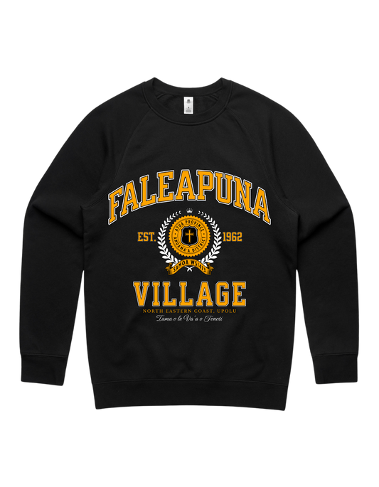 Faleapuna Varsity Crewneck 5100 - AS Colour - Gold Print