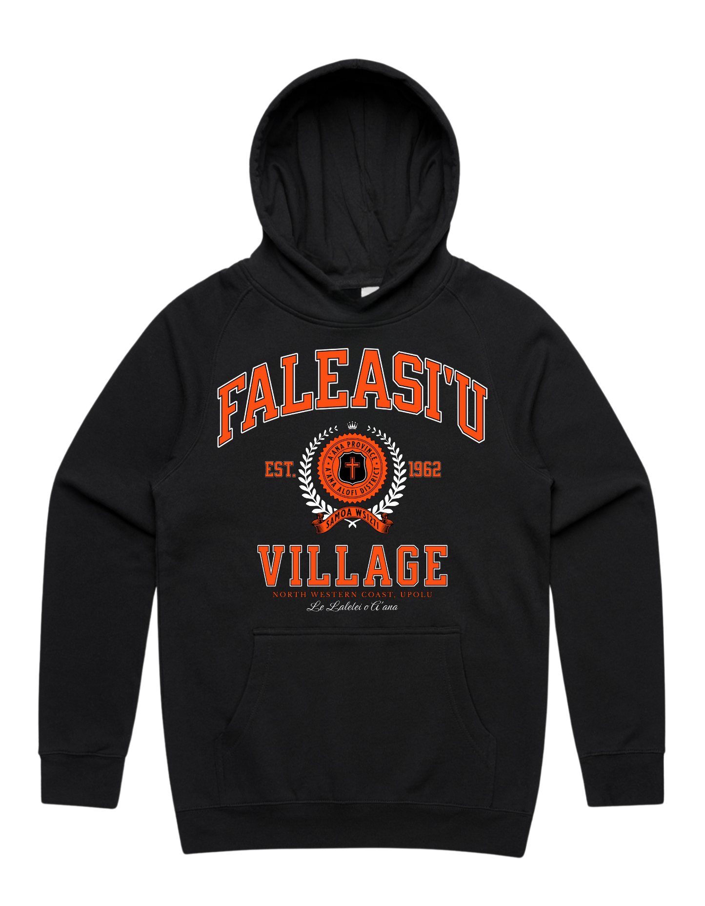 Faleasi'u Varsity Hood 5101 - AS Colour - Orange Print