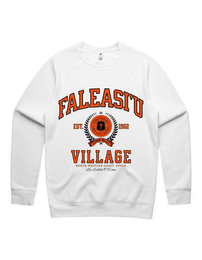 Faleasi'u Varsity Crewneck 5100 - AS Colour - Orange Print