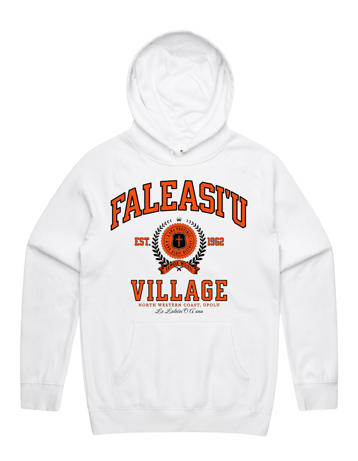 Faleasi'u Varsity Hood 5101 - AS Colour - Orange Print