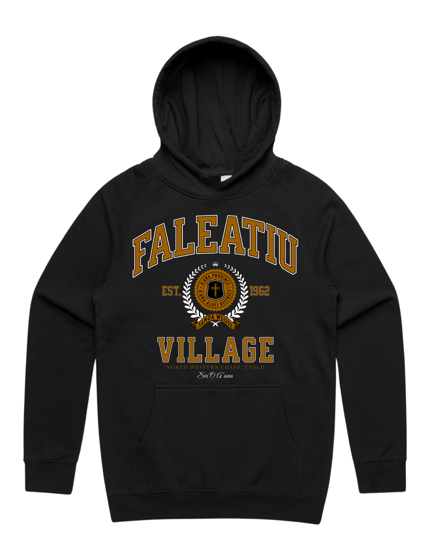 Faleatiu Varsity Hood 5101 - AS Colour - Brown Print