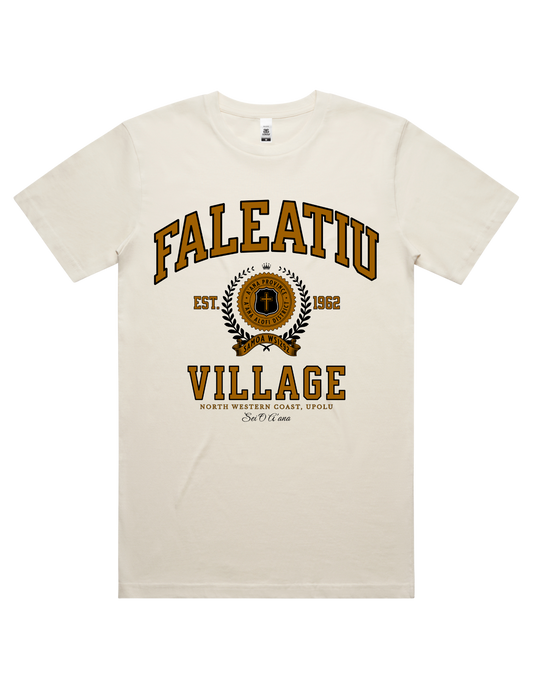 Faleatiu Varsity Tee 5050 - AS Colour - Brown Print