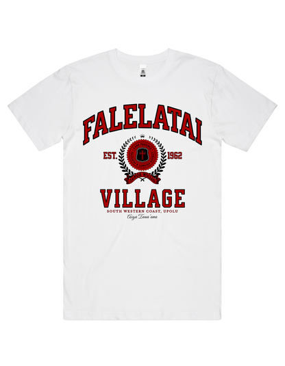 Falelatai Varsity Tee 5050 - AS Colour - Red Print