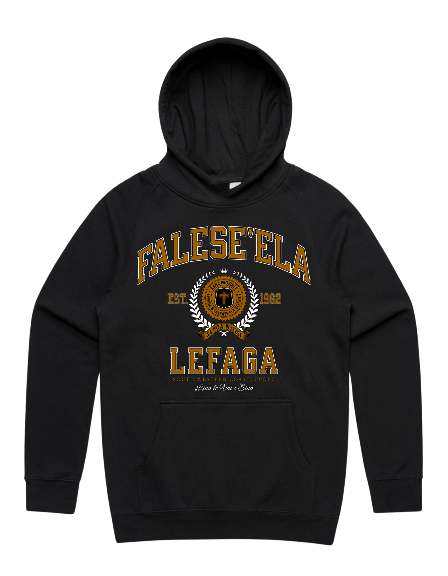 Falese'ela Varsity Hood 5101 - AS Colour - Brown Print