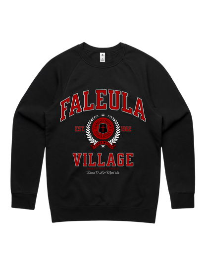 Faleula Varsity Crewneck 5100 - AS Colour - Red Print