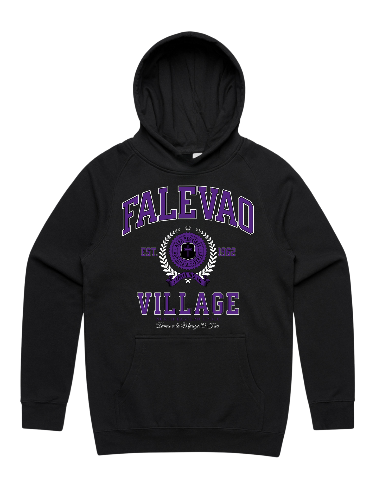 Falevao Varsity Hood 5101 - AS Colour - Purple Print