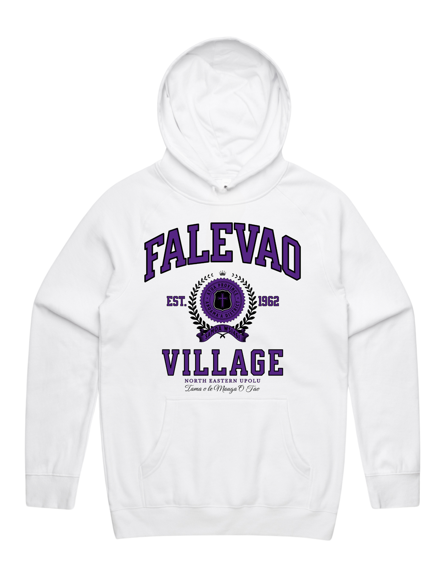 Falevao Varsity Hood 5101 - AS Colour - Purple Print