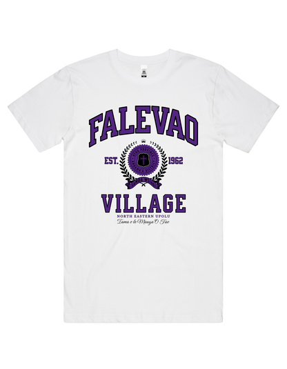 Falevao Varsity Tee 5050 - AS Colour - Purple Print