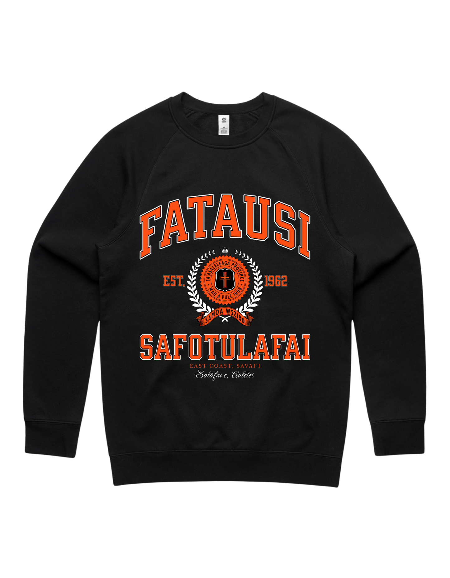 Fatausi Varsity Crewneck 5100 - AS Colour - Orange Print