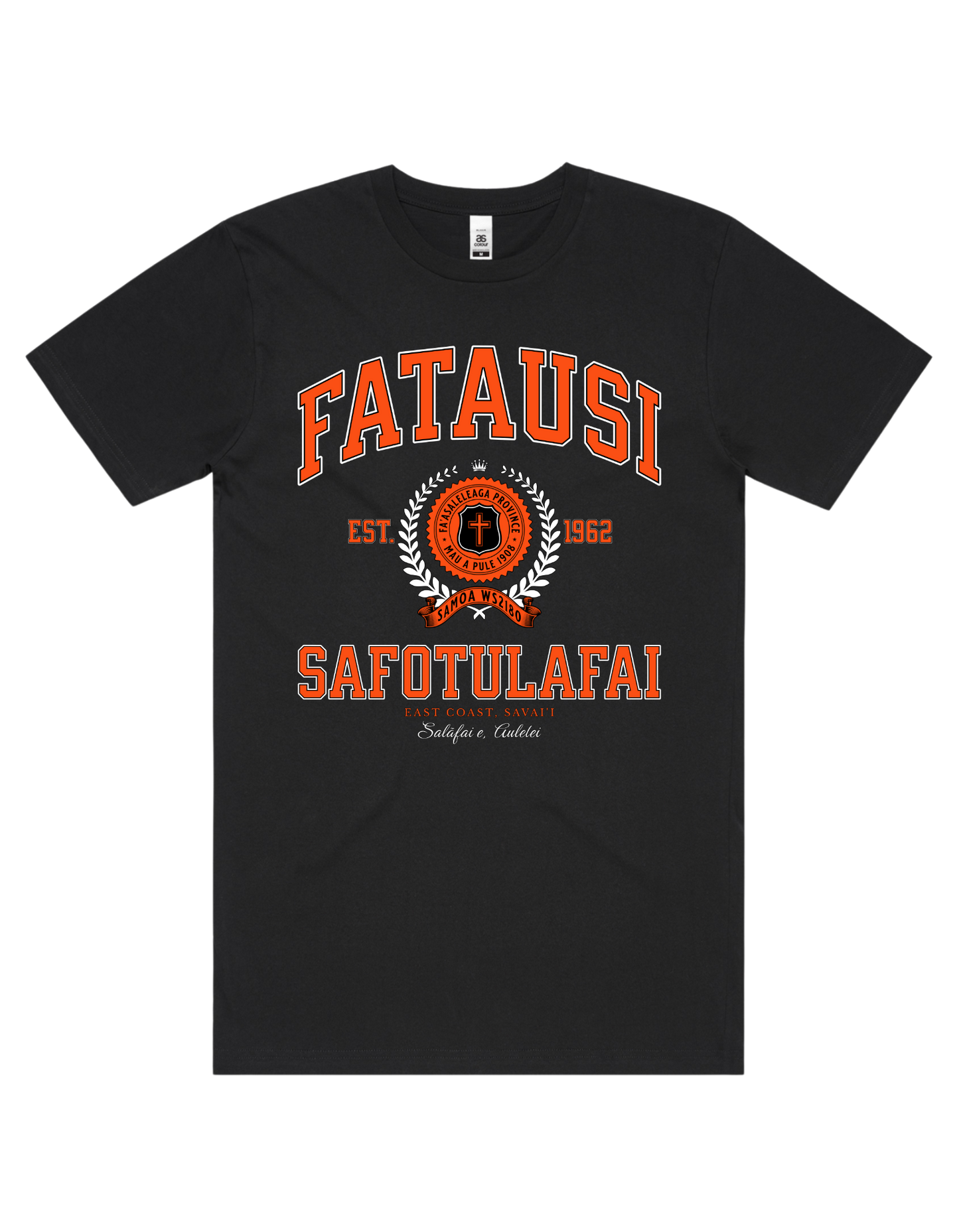 Fatausi Varsity Tee 5050 - AS Colour - Orange Print