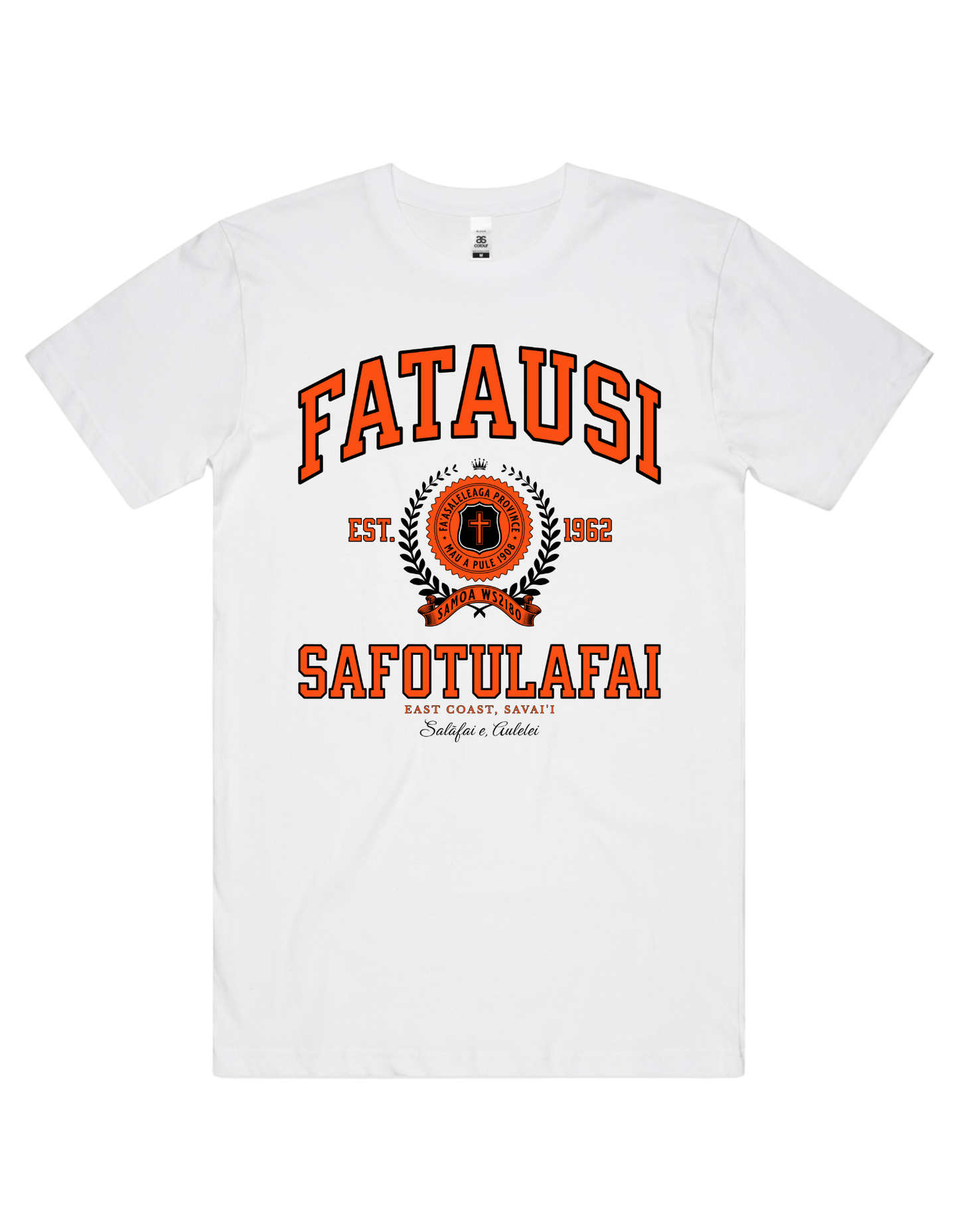 Fatausi Varsity Tee 5050 - AS Colour - Orange Print