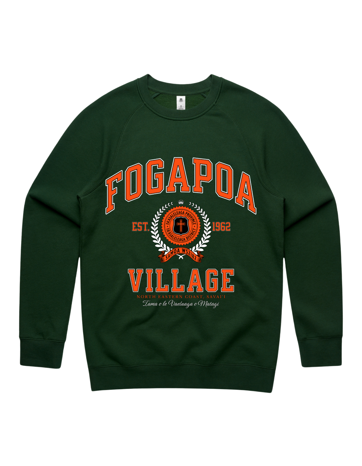 Fogapoa Varsity Crewneck 5100 - AS Colour