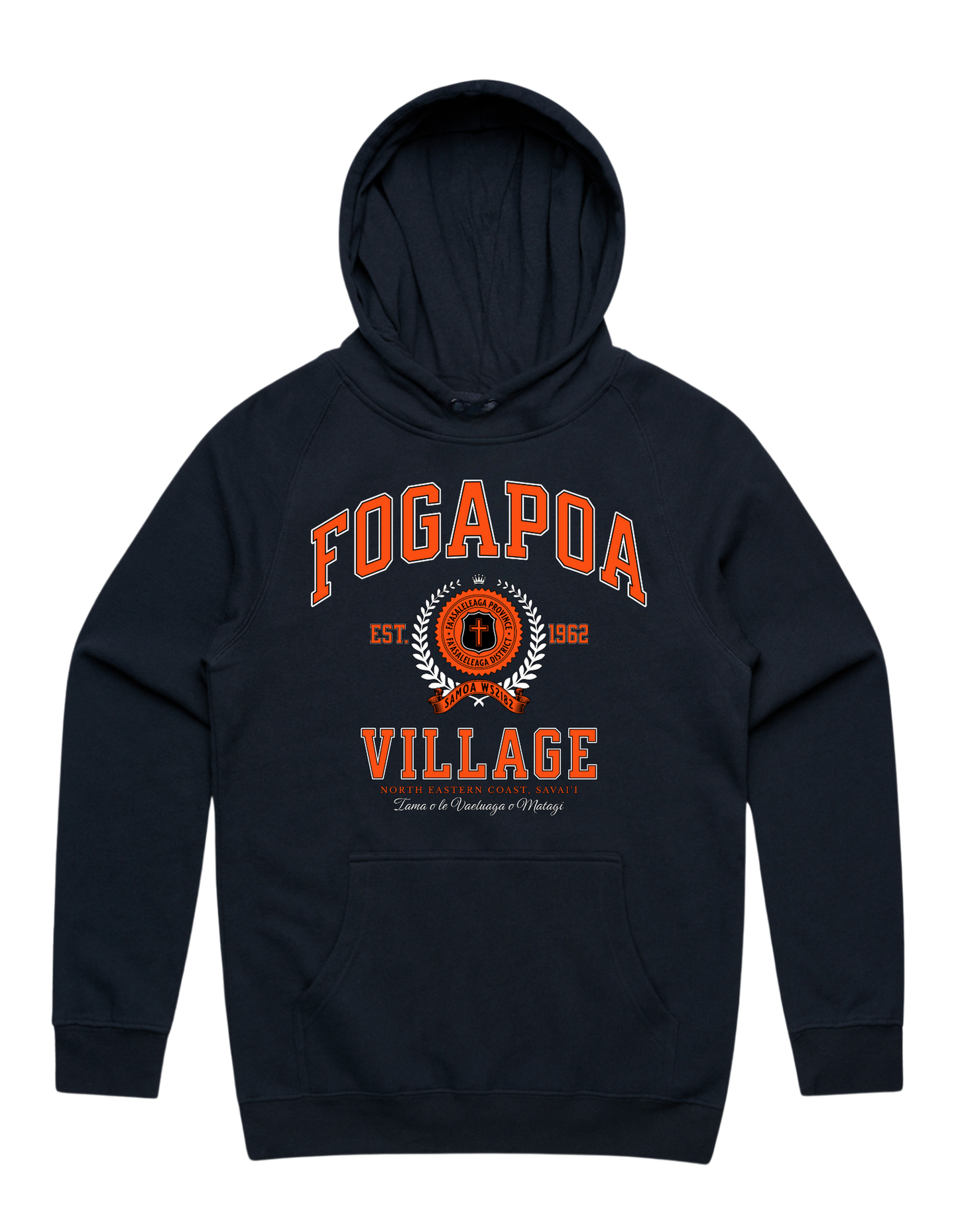 Fogapoa Varsity Hood 5101 - AS Colour - Orange Print