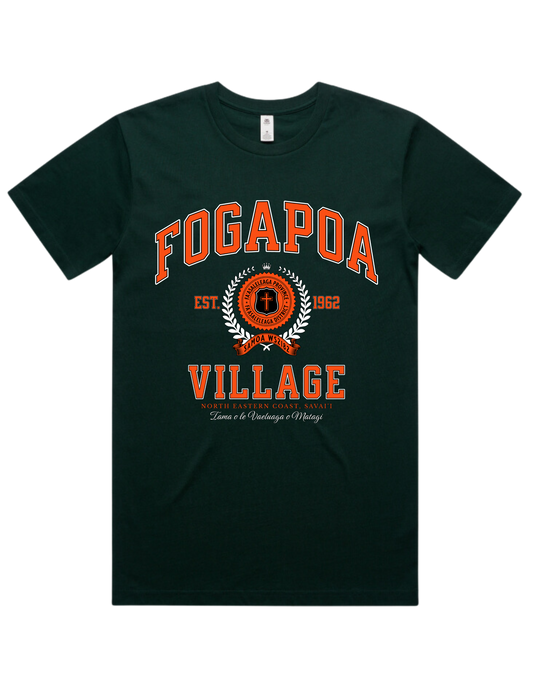 Fogapoa Varsity Tee 5050 - AS Colour - Orange Print