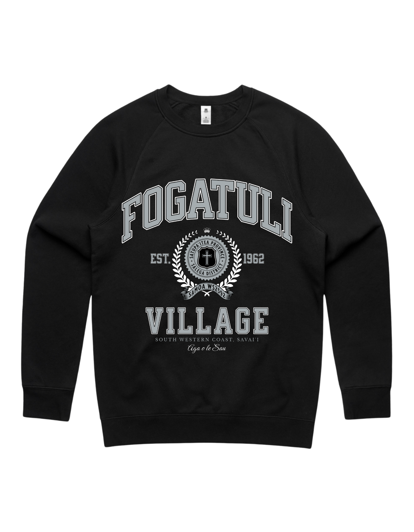 Fogatuli Varsity Crewneck 5100 - AS Colour - Silver Print