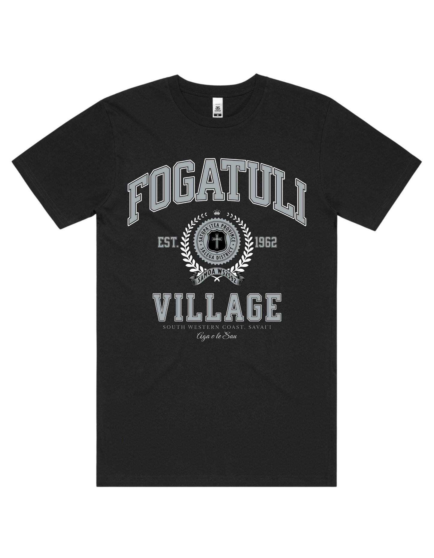 Fogatuli Varsity Tee 5050 - AS Colour - Silver Print